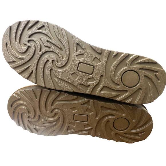 Sheepskin Wool Shearling Lined Short Winter Boots Chestnut Brown Women's Size 7 - Picture 4 of 4